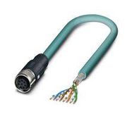 SENSOR CORD, 8P M12 RCPT-FREE END, 10M