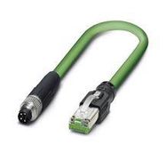 SENSOR CORD, 4P M8 PLUG-RJ45 PLUG, 2M