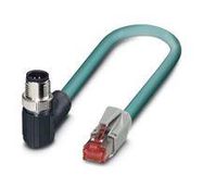 SENSOR CORD, R/A M12 PLUG-RJ45 PLUG, 2M