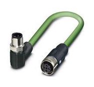 SENSOR CORD, R/A M12 PLUG-M12 RCPT, 2M