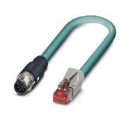 SENSOR CORD, 8P M12 PLUG-RJ45 PLUG, 1M