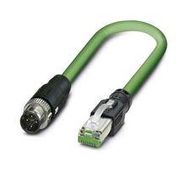 SENSOR CORD, 4P M12 PLUG-RJ45 PLUG, 5M