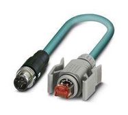 SENSOR CORD, 4P M12 PLUG-RJ45 PLUG, 2M