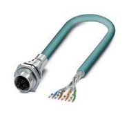 SENSOR CORD, 8P M12 RCPT-FREE END, 1M