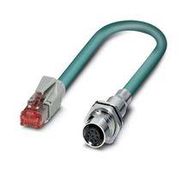 SENSOR CORD, 8P RJ45 PLUG-M12 RCPT, 0.5M