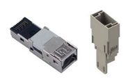 RJ45 CONNECTOR, 8P8C, 1 PORT