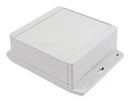 SMALL ENCLOSURE, FLANGED LID, PC, GREY