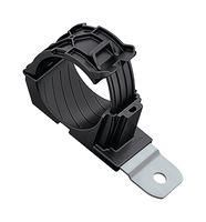 CABLE CLAMP, 51MM, PA66/SS, BLACK