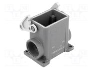 Enclosure: for HDC connectors; T-TYPE/W; size 44.27; M32; 44x27mm ILME