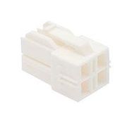 CONNECTOR HOUSING, RCPT, 4POS, 6.5MM