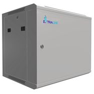 Extralink 9U 600x450 ASP Gray | Rackmount cabinet | wall mounted, metal door, EXTRALINK