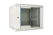 Extralink 12U 600x600 AZH Gray | Rackmount cabinet | wall mounted, swing type, EXTRALINK