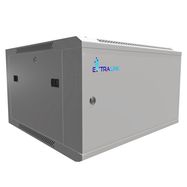 Extralink 6U 600x600 ASP Gray | Rackmount cabinet | wall mounted, metal door, EXTRALINK