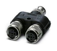 SENSOR SPLITTER, M12 PLUG-2 X M12 RCPT