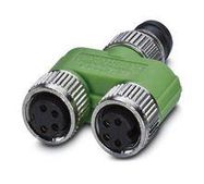 SENSOR SPLITTER, M8 PLUG-2 X M8 RCPT