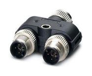 SENSOR SPLITTER, M12 RCPT-2 X M12 PLUG