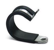 HOSE CLAMP, STEEL, 22MM, SILVER/BLACK