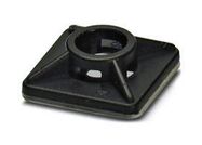 CABLE BINDER BASE, BLACK, 19MM