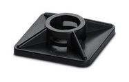 CABLE BINDER BASE, BLACK, 27MM