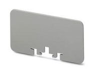 SEPARATING PLATE, TERMINAL BLOCK, GREY