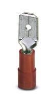 MALE QUICK DISCONN, 20-16AWG, RED