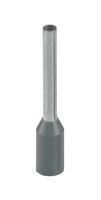 TERMINAL, WIRE FERRULE, 18AWG, GREY