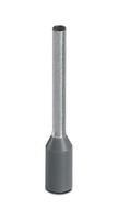 TERMINAL, WIRE FERRULE, 18AWG, GREY