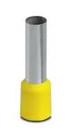 TERMINAL, SINGLE WIRE FERRULE, 4AWG, YEL