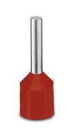 TERMINAL, SINGLE WIRE FERRULE, 8AWG, RED