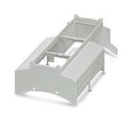 DIN RAIL HOUSING, UPPER, PC, GREY