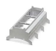 DIN RAIL HOUSING, UPPER, PC, GREY