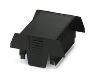 DIN RAIL HOUSING, UPPER, ABS, BLACK