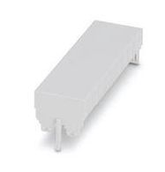 DIN RAIL HOUSING, 10U, POLYAMIDE, GRY