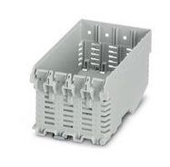 DIN RAIL HOUSING, LOWER, POLYAMIDE, GRY