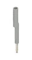 TEST ADAPTER, 4MM, GREY, POLYAMIDE