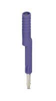 TEST ADAPTER, 4MM, VIOLET, POLYAMIDE