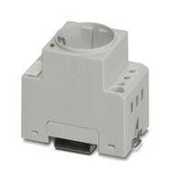 MAINS SOCKET, 2P, 16A, 250V, DIN RAIL