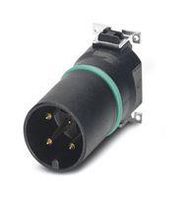 SENSOR CONNECTOR, PLUG, 4POS, M12, PCB