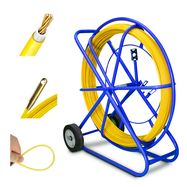 Extralink Pilot 9mm 100m | Cable pulling rod | glass fibre FRP, d. 9mm, l. 100m, yellow, EXTRALINK