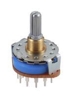 ROTARY SWITCH, 4POLE, 3POS, 0.25A, 30VDC