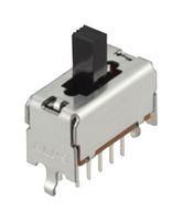 SLIDE SWITCH, DP3T, 0.1A, 30V, THT