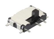 SLIDE SWITCH, DPDT, 0.3A, 5V, SMD