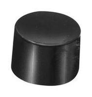 SWITCH CAP, ROUND CONCAVE, BLACK