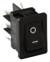 ROCKER SWITCH, DPDT, 10A, 125VAC, PANEL