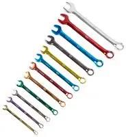 COLOUR CODED COMBI SPANNER SET, 12PC