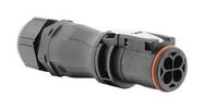 CIRCULAR CONNECTOR, PLUG, 4POS, CABLE