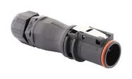 CIRCULAR CONNECTOR, PLUG, 4POS, CABLE