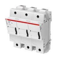 DIN RAIL FUSE HOLDER, 3P, 125A, 600V