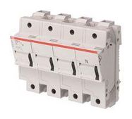 DIN RAIL FUSE HOLDER, 3P+N, 125A, 600V