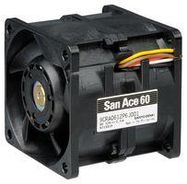 DC AXIAL FAN, 80.5CU.FT/MIN, BALL, 60MM